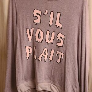 Wildfox long sleeve top <English...If you please >
